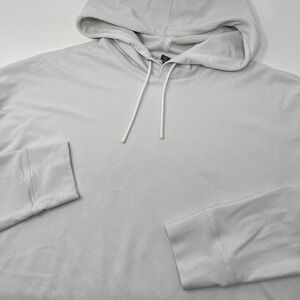 Vuori White Terry UPF Long Sleeve Pullover Hoodie Sweatshirt VW280 Size Small